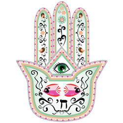 Lulu Hamsa Tattoo Design