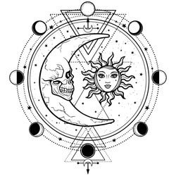 Space and Time Temporary Tattoos